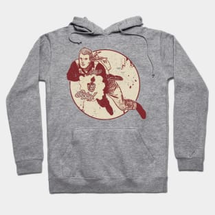 Western Cowboy In Action Hoodie